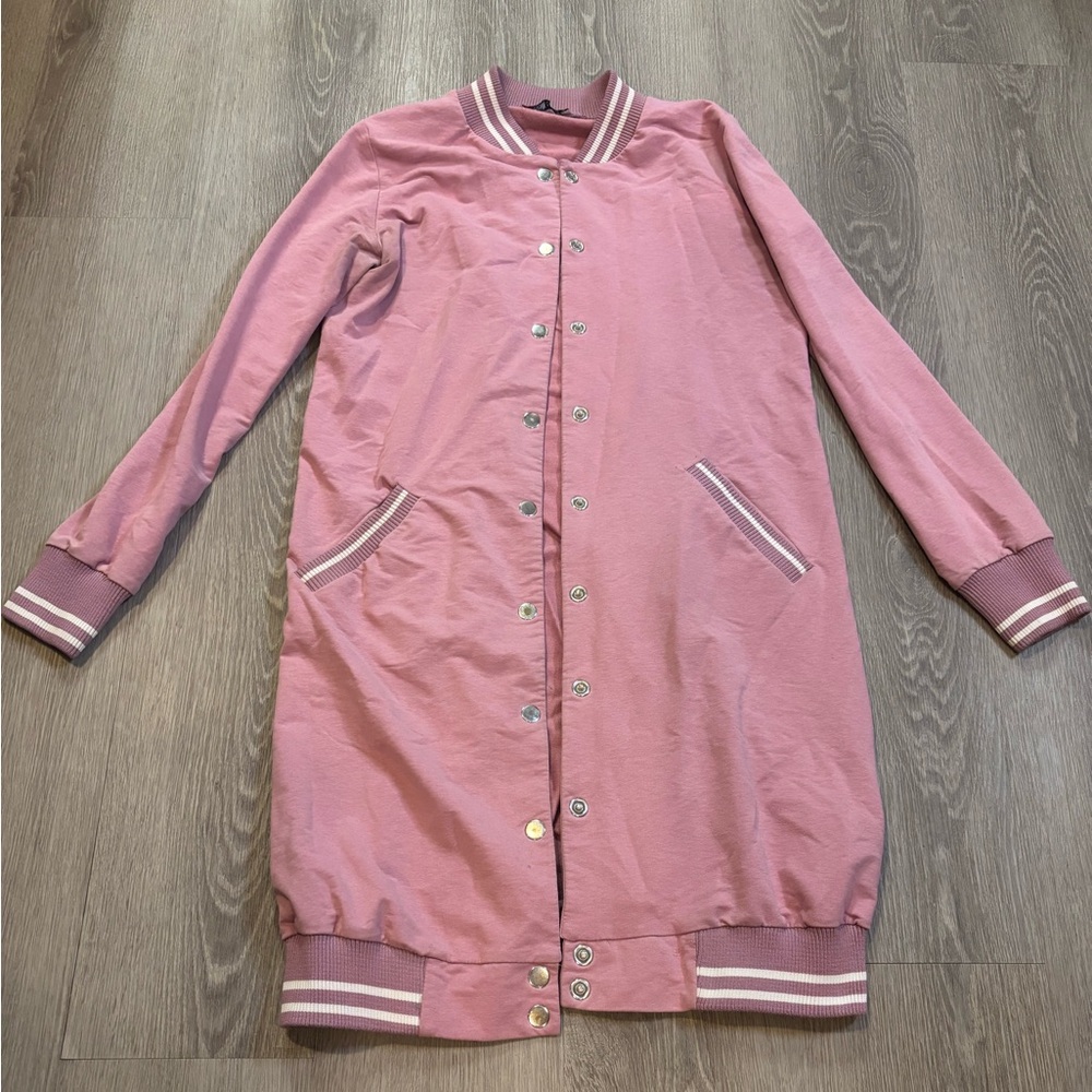 Pink Longline Women's Jacket